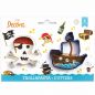 Preview: ausstecher-piraten-piratenschiff-totenkopf-2er-set