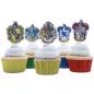 Preview: Cupcake Topper Harry Potter Häuser Wappen