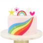 Preview: Kerzen Regenbogen 5er-Set 3 x 5 cm