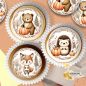 Preview: Muffinaufleger essbare Cupcake Topper Waldtiere