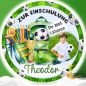 Preview: Tortenaufleger Einschulung mit Foto und Fußball Motiv Fan individuell