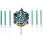 Preview: Harry Potter Slytherin Kerzen für Torte