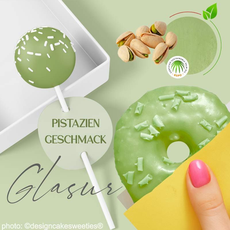 Glasur Pistazien Cake-Pop 1,2 kg