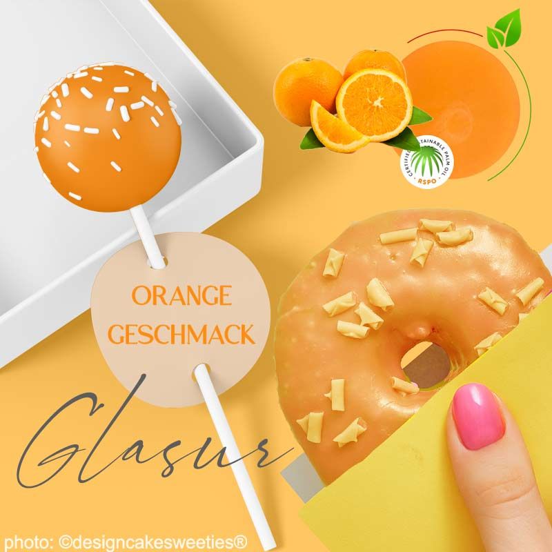 Glasur Orange Cake-Pop 1,2 kg