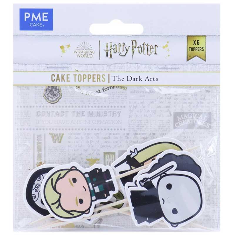 Cupcake Topper Harry Potter Dunkle Charaktere Muffin 6St.
