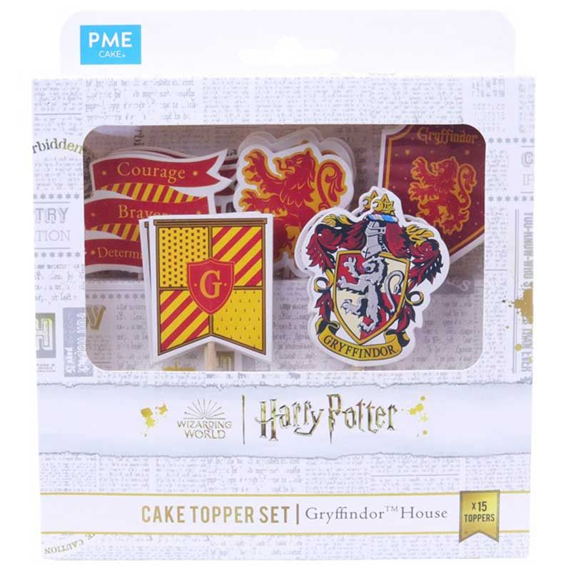 Muffin Topper Harry Potter Kraftpappe rot Haus