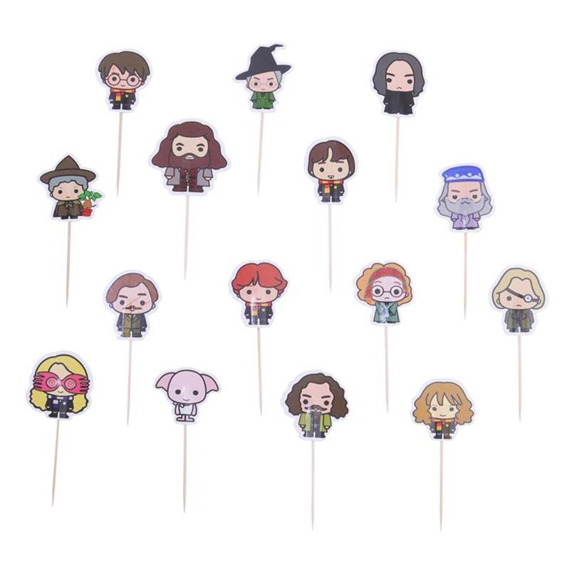 Cupcake Topper Harry Potter Hermiona Ron Cupcakes