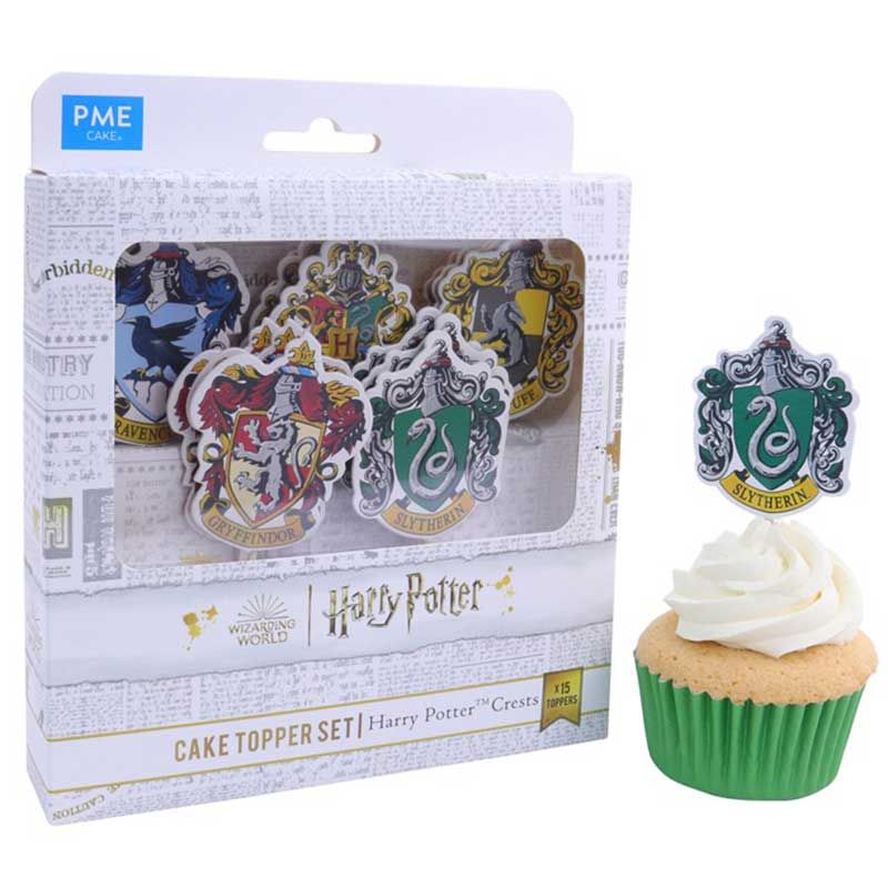 Cupcake Topper Harry Potter Hogwarts Wappen