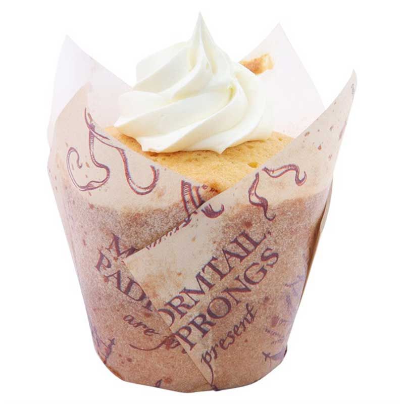Cupcake Förmchen Harry Potter Motiv Karte der Rumtreibers
