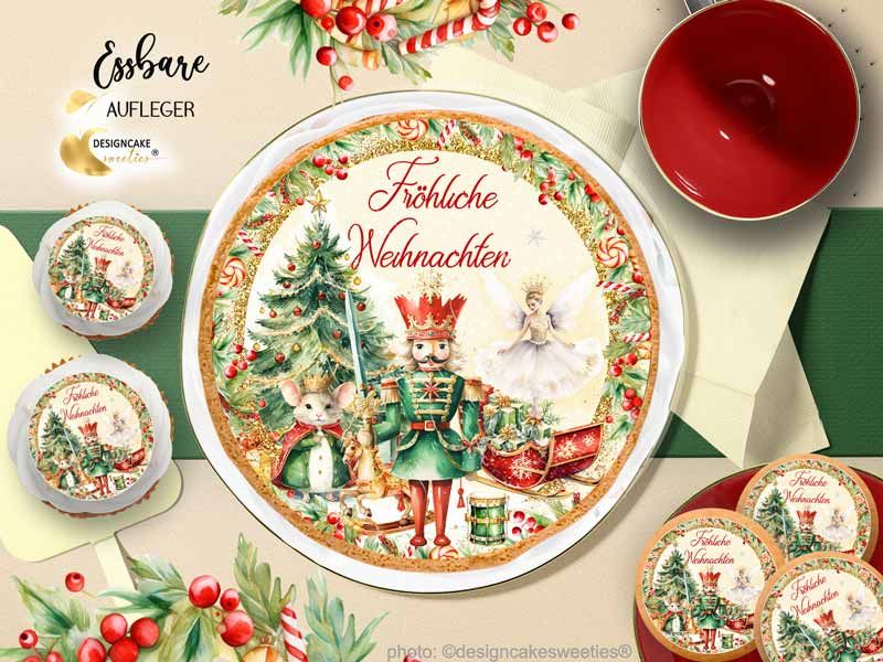 Tortenaufleger Weihnachten Kuchen Dekoration Tortenbild