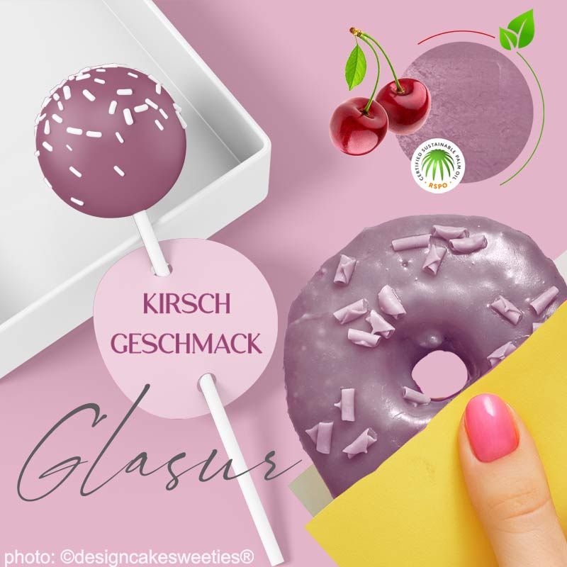 Glasur Kirsche Cake-Pop 1,2 kg