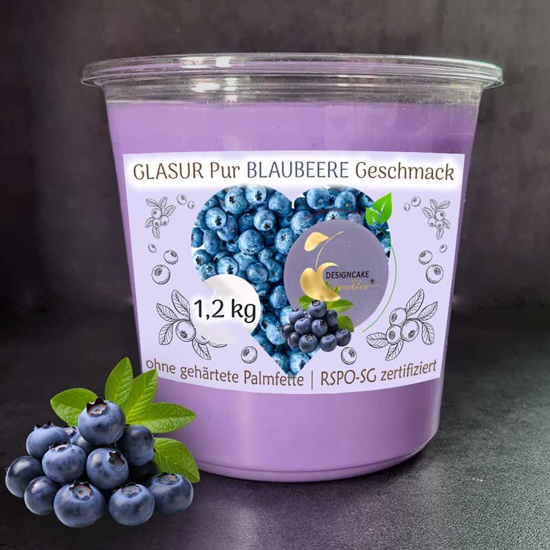 Blaubeerglasur Zuckerglasur 1.2 kg