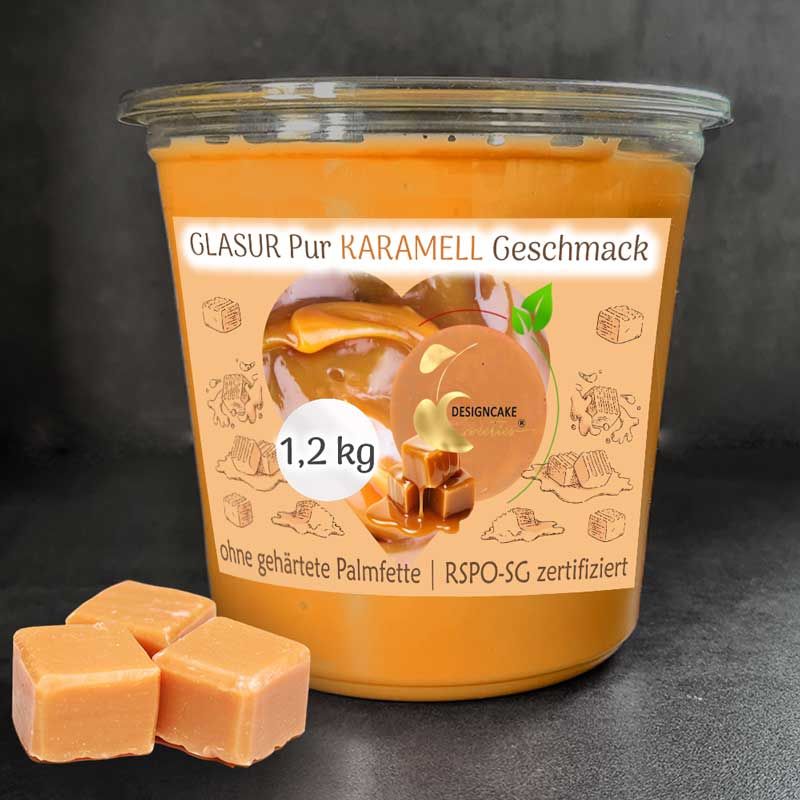 Karamellglasur Zuckerglasur 1,2 kg