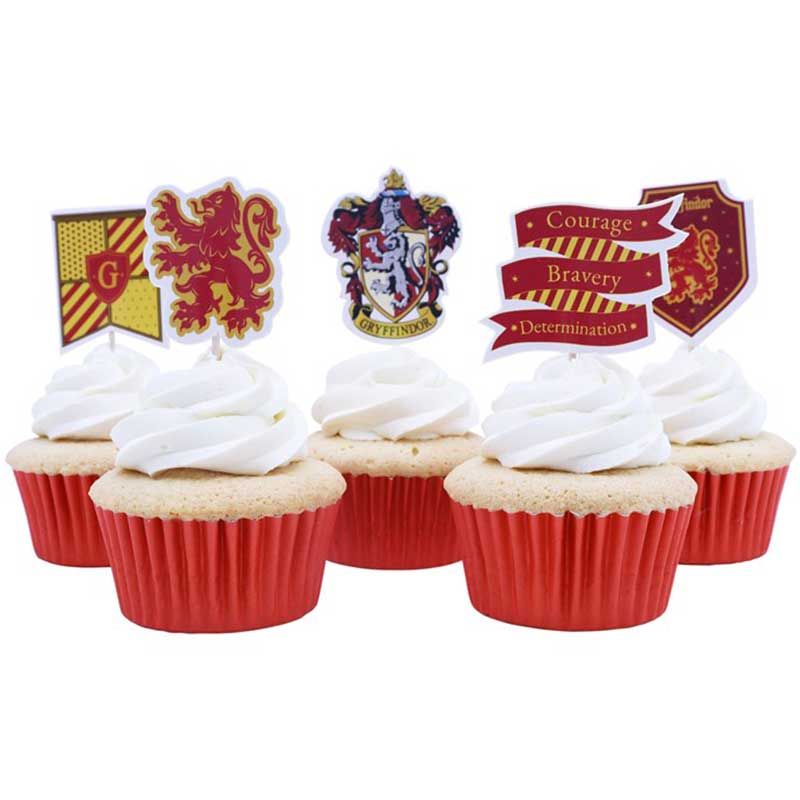 Cupcake Topper Harry Potter Gryffindor Cupcakes