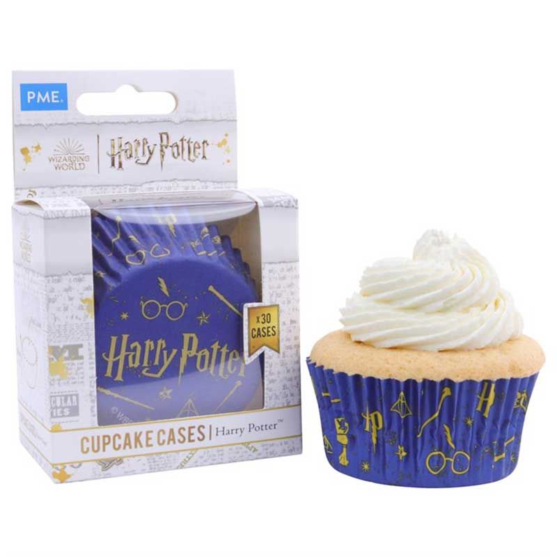 Harry Potter Muffinförmchen Schriftzug Zauberei Brille