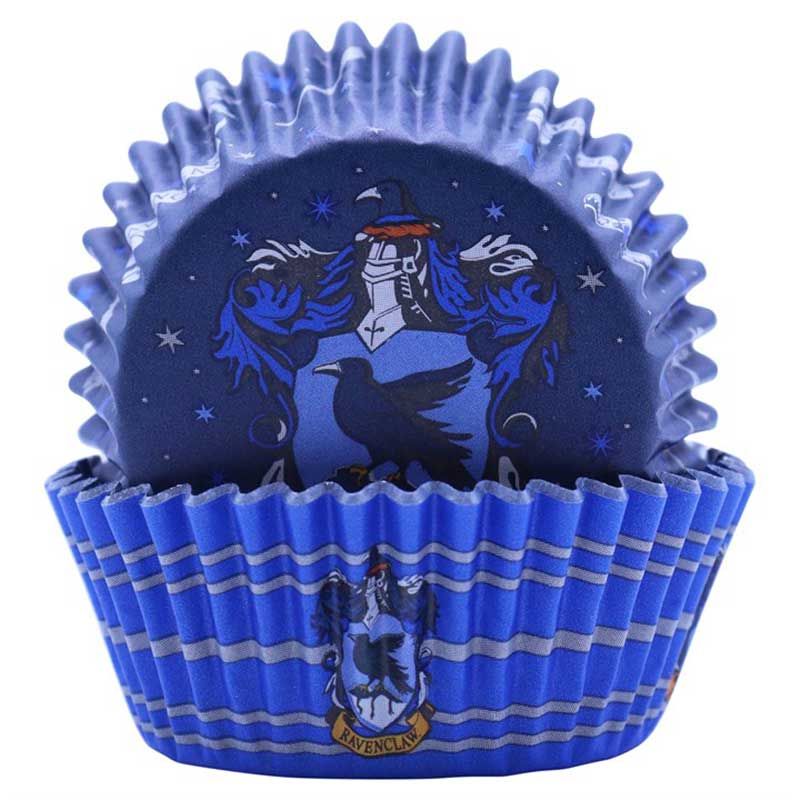Harry Potter Cupcake Deko beschichtet blau Ravenclaw