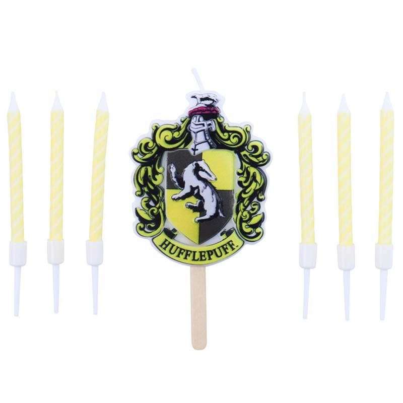 Harry Potter Hufflepuff Kerzen für Torte